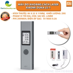 Máy Đo Khoảng Cách Laser XIAOMI DUKA LS-1