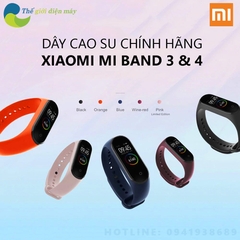 Dây thay thế  Mi band 3/4 - Hàng Nhập Khẩu Chính Hãng