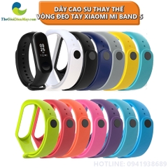 Dây đeo cao su thay thế cho Vòng đeo tay Xiaomi Mi Band 5