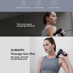Súng massage cầm tay mini Xiaomi Mijia Gun Mini YMJM-M351