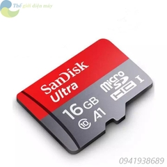 Thẻ nhớ Micro SDHC Sandisk 16GB (class 10) Ultra A1