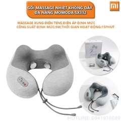 Gối massage nhiệt không dây đa năng Momoda SX332