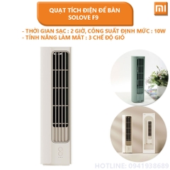 Quạt tích điện để bàn Solove F9