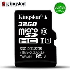 Thẻ nhớ Micro SD 32G class 10 Kingston