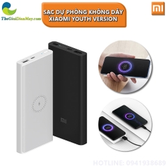 Pin Sạc Dự Phòng Tích Hợp Sạc Không Dây Xiaomi WPB15ZM Youth Version 10000mAh