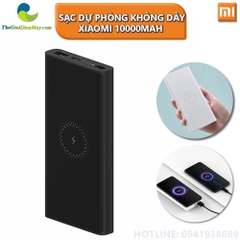 [Bản Quốc Tế] Sạc Dự Phòng Không Dây Xiaomi 10000mAh Wireless Essential (Đen) - Bảo Hàng 6 Tháng