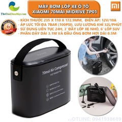 Máy bơm lốp xe ô tô mini tự động Xiaomi 70mai Air Compressor Midrive TP01