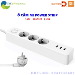 [Bản Quốc Tế] Ổ cắm điện Mi Power Strip - 3OUTLET 3USB