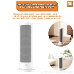 Quạt sưởi Xiaomi Mijia Graphene LSNFJ03ZM công suất 2000W