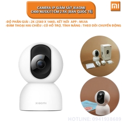 Camera IP giám sát Xiaomi C400 MJSXJ11CM 2.5K (Bản quốc tế)