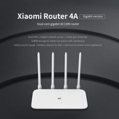 Bộ Phát Wifi Xiaomi Router 4A Gigabit Công Suất 2.4 GHz và 5 Ghz 4 Angten 16MB ROM 128MB RAM DDR3