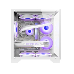Vỏ Case Edra ECS1503 White ( Matx, Case Bể Cá, Không Fan )