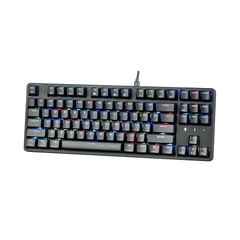 Bàn phím cơ không dây Edra EK3187W RGB Đen Blue sw (USBC/Bluetooth)