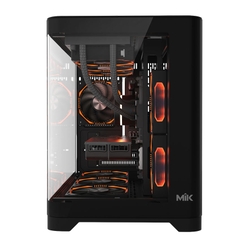 VỎ CASE MIK FOCALORS M BLACK (MATX/MID TOWER/ MÀU ĐEN)