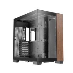 Vỏ case ANTEC C8 Wood (e-ATX/Màu đen mặt gỗ)