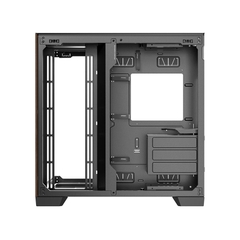 Vỏ case ANTEC C8 Wood (e-ATX/Màu đen mặt gỗ)