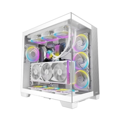 Vỏ case ANTEC C8 Aluminum (e-ATX/Màu trắng mặt nhôm)
