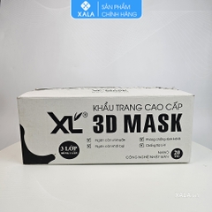 Khẩu trang XL 3D Mask túi ZIP (10 chiếc)