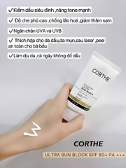 Kem Chống Nắng Corthe Dermo Protection Ultra Sun Block SPF50