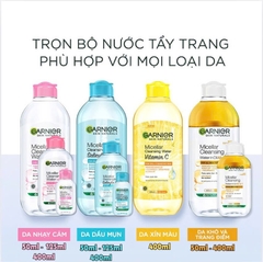 Nước Tẩy Trang Garnier Micellar Cleansing Water 400ml