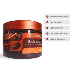 Tẩy Da Chết Dành Cho Body Bilena Body Scrub Coffee Cloves Cinnamon