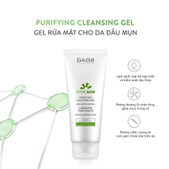 Sữa Rửa Mặt BABE Stop AKN Purifying Cleansing Gel