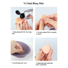 Mút Trang Điểm Che Khuyết Điểm Mini Đeo Ngón Tay