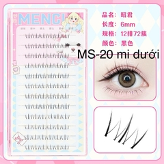 Mi Giả Tách Sợi Từng Cụm Tự Nối Menglu ( Mi Dưới)