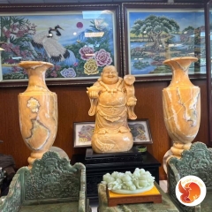 Cặp Lục Bình Phát Tài Lộc Ngọc Hoàng Long