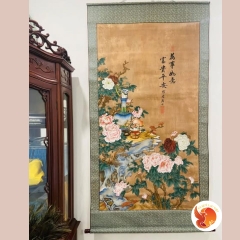 Tranh Vẽ Từ Ngọc Quý - Vạn Sự Như Ý - Phú Quý Cát Tường