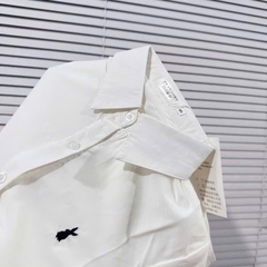 ÁO SƠ MI TRẮNG THÊU THỎ NỮ (XẢ 45k)