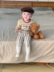 SET 2 BỘ DÀI COTTON CUTE PUPPY SIÊU CƯNG BÉ TRAI