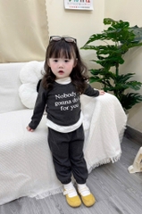 SET 2 BỘ DÀI NOBODY BE XÁM BÉ GÁI