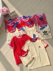 PHÔNG VALENTINE ADIDAS TIM PHỐI CỔ CỘC TAY NỮ SẴN