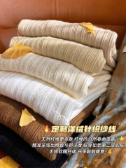ÁO LEN GÂN CỔ LƯỢN SÓNG NỮ THU ĐÔNG