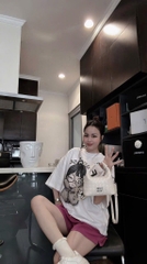 SET BỘ ÁO PHÔNG CÔ GÁI QUẦN ĐÙI HỒNG NỮ