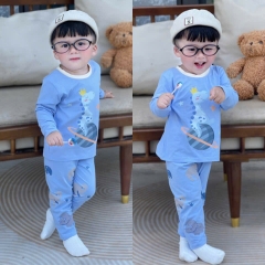 SET 3 BỘ DÀI KHỦNG LONG TONE CAM XANH BE BÉ TRAI SẴN (SALE 150k)