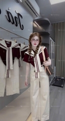 SET 3 CHI TIẾT ÁO JIEANS KHĂN NỮ