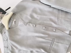 SET GHI 2 LỚP TAY LIỀN CÚC BỌC NỮ