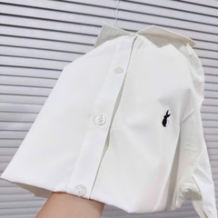 ÁO SƠ MI TRẮNG THÊU THỎ NỮ (XẢ 45k)