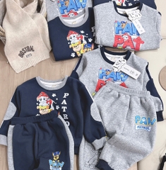 BỘ DÀI NỈ PAW PASTROL XÁM THAN BÉ TRAI