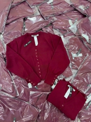 ÁO LEN CARDIGAN MẬN CÚC TAY NỮ THU ĐÔNG SẴN