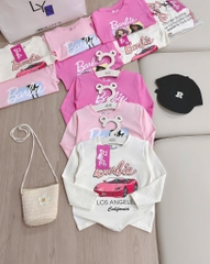 SET 3 ÁO DÀI TAY BARBIE BÉ GÁI SẴN(XẢ 60k)