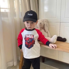 BỘ SIÊU NHÂN MARVAL DÀI TAY ĐỎ PHỐI GHI - BATMAN TRẮNG PHỐI ĐEN