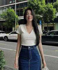 SET 3 ÁO ZIP CỔ TIM ĐEN TRẮNG ĐỎ NỮ