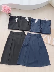 CHÂN VÁY XẾP LI CÚC BỌC XOÈ NHẸ NỮ SẴN(XẢ 105k)