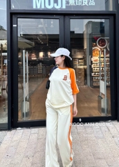 SET BỘ ADI.DAS IN CHỮ B QUẦN SUÔNG NỮ