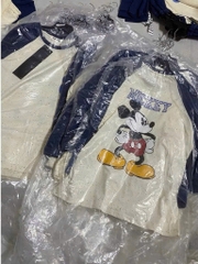 ÁO PHÔNG MICKEY DÀI TAY NỮ THU ĐÔNG SẴN