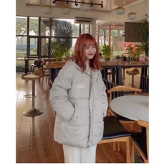 ÁO PHAO BÉO MŨ LÔNG 2 MÀU NỮ( XẢ 179k)