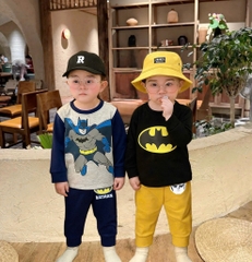 SET 2 BỘ BATMAN VÀNG ĐEN DÀI BÉ TRAI